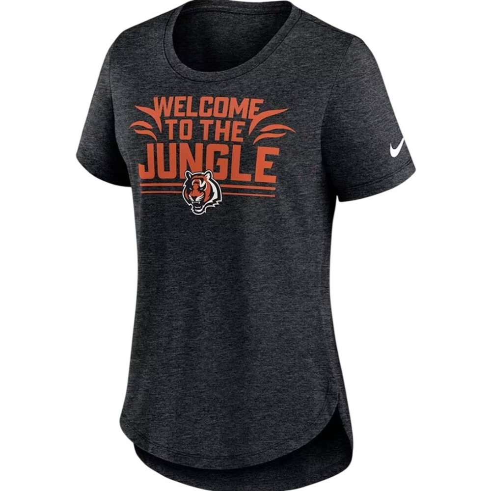 Nike Cincinnati Bengals Women's Black Primetime Short Sleeve T-Shirt XL